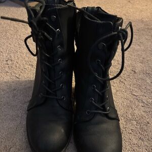 Black boots
